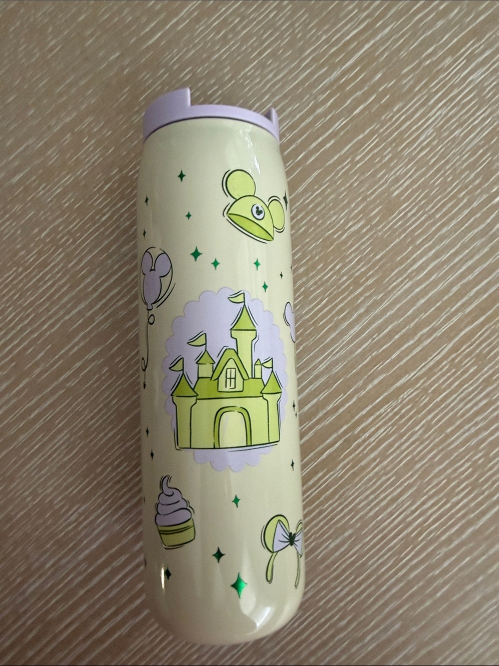 2026 Disney Parks Starbucks Summertime Castle Mickey Ear Steel Travel Tumbler - Picture 5 of 12
